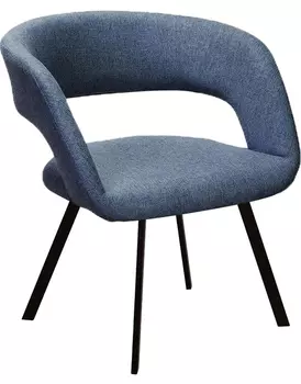 Кресло walter сканди (r-home) синий 57x69x54 см.