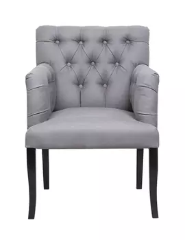 Кресло zander (mak-interior) серый 64x91x71 см.