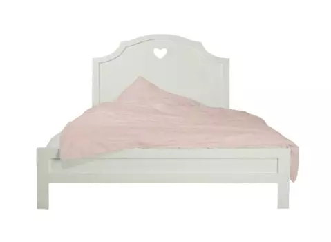 Кровать adelina (etg-home) белый 165x135x205 см.