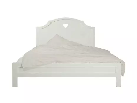 Кровать adelina (etg-home) белый 185x135x205 см.