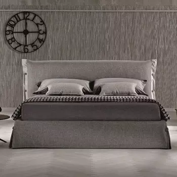 Кровать alba (idealbeds) серый 195x100x212 см.