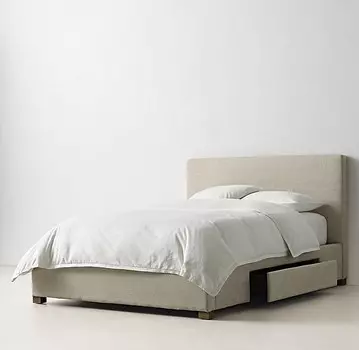 Кровать “alex” (idealbeds) серый 215x100x215 см.