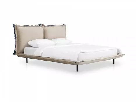 Кровать barcelona (ogogo) бежевый 203x105x242 см.