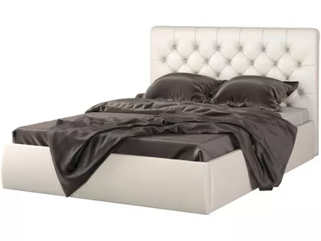 Кровать беатриче (аврора) бежевый 169x113x228 см.