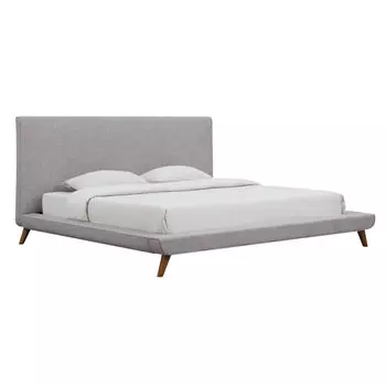 Кровать chameleo bare (icon designe) серый 205x120x220 см.