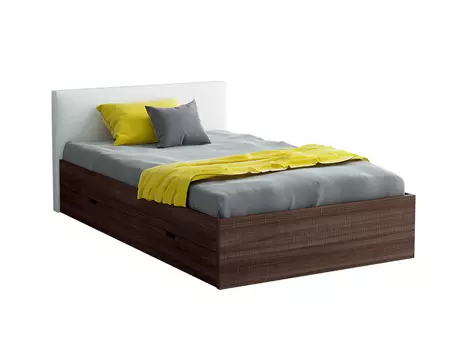Кровать city (ogogo) коричневый 128x82x215 см.