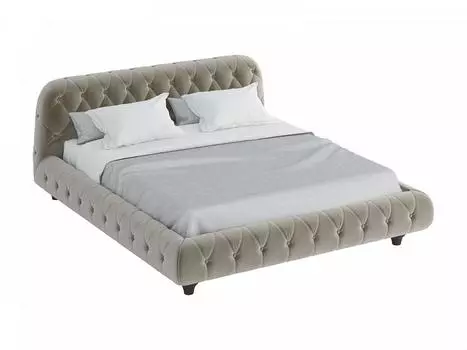 Кровать cloud (ogogo) серый 209x95x248 см.
