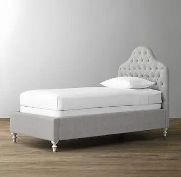 Кровать детская reese tufted (idealbeds) серый