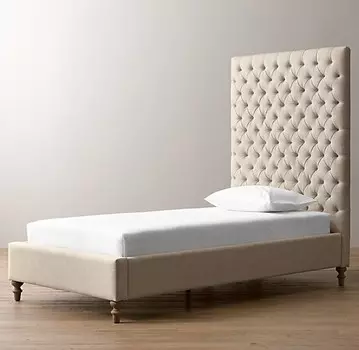 Кровать детская taryn (idealbeds) бежевый 130x160x215 см.