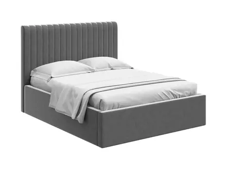 Кровать dijon (ogogo) серый 178x135x225 см.