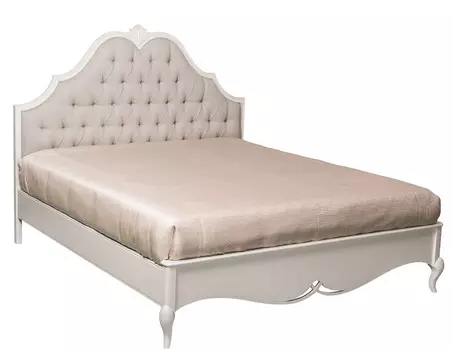Кровать franca (brevio salotti) бежевый 197x147x218 см.