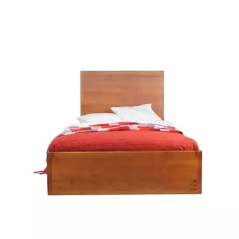 Кровать gouache birch (etg-home) коричневый 125.0x120.0x210.0 см.