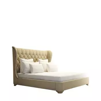 Кровать grace (gramercy) бежевый 192x145x223 см.