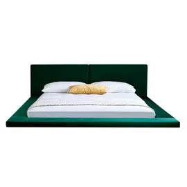 Кровать “harmonia” 140*200 (idealbeds) зеленый 190x100x230 см.
