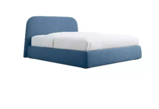 Кровать joy blue (idealbeds) синий 202x120x212 см.