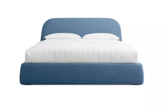 Кровать joy blue (idealbeds) синий 222x120x212 см.