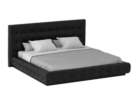 Кровать kristal (ogogo) черный 206x102x230 см.