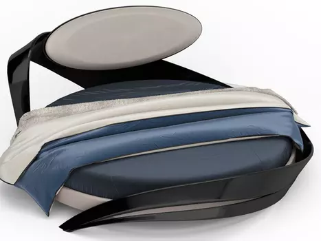 Кровать круглая «brazo» (actualdesign) белый