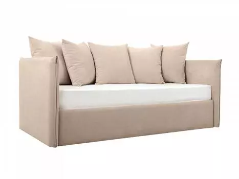 Кровать-кушетка milano (ogogo) бежевый 205x93x108 см.