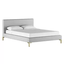 Кровать “landy bed” 180*200 (idealbeds) серый 160x100x212 см.