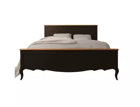 Кровать leontina black (etg-home) черный 180.0x120.0x200.0 см.