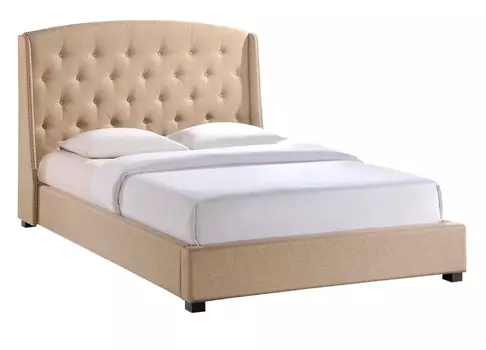Кровать lexlux 200*200 (ml) бежевый 228.0x137x216.0 см.