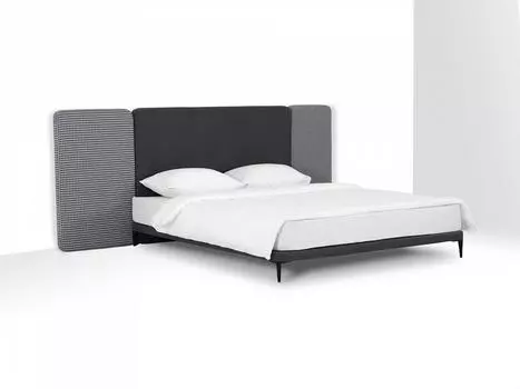 Кровать licata (ogogo) серый 256x107x210 см.