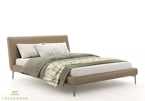 Кровать metropolitan platform (idealbeds) бежевый 175x94x239 см.