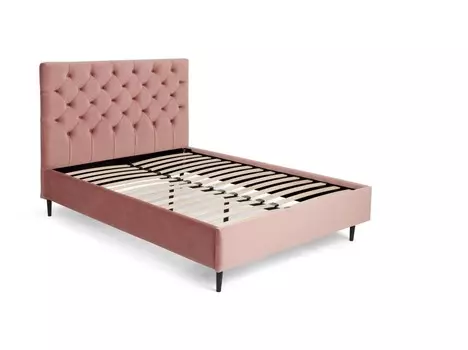 Кровать на ножках skyler (myfurnish) розовый 174x128x212 см.