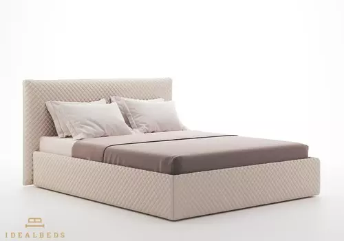 Кровать nice (idealbeds) бежевый 184x100x220 см.