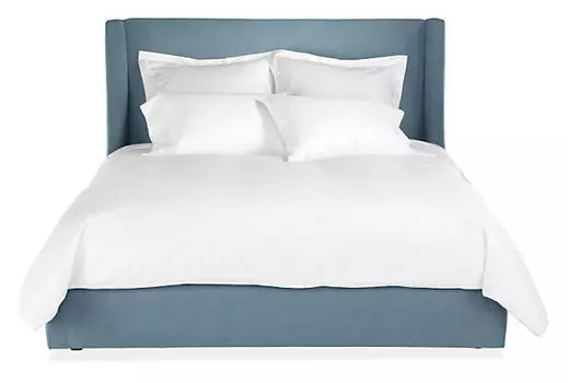 Кровать north end 160*200 (ml) синий 183x120x212 см.