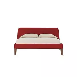 Кровать “parallel” 200*200 (idealbeds) красный 246x100x215 см.