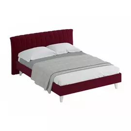 Кровать queen anastasia (ogogo) красный 187x95x226 см.
