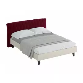 Кровать queen anastasia (ogogo) красный 187x95x226 см.