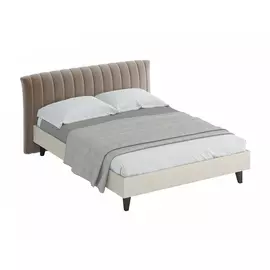 Кровать queen anastasia (ogogo) серый 187x95x226 см.