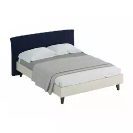 Кровать queen anastasia (ogogo) синий 187x95x226 см.