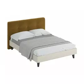 Кровать queen anna (ogogo) коричневый 173x107x216 см.