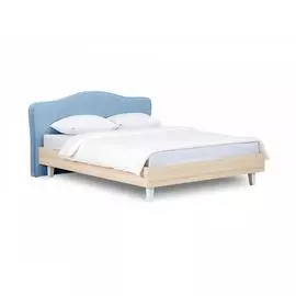 Кровать queen elizabeth (ogogo) голубой 181x98x216 см.