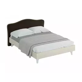 Кровать queen elizabeth (ogogo) коричневый 181x98x216 см.