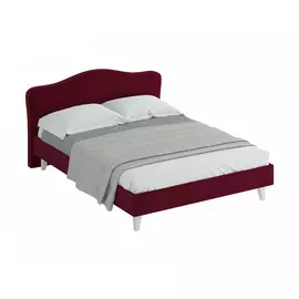 Кровать queen elizabeth (ogogo) красный 181x98x216 см.