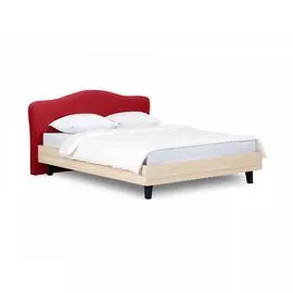 Кровать queen elizabeth (ogogo) красный 181x98x216 см.