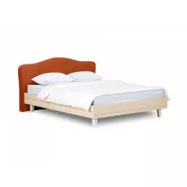Кровать queen elizabeth (ogogo) оранжевый 181x98x216 см.