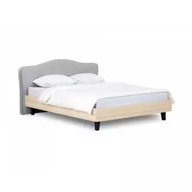 Кровать queen elizabeth (ogogo) серый 181x98x216 см.