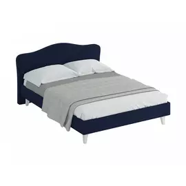 Кровать queen elizabeth (ogogo) синий 181x98x216 см.