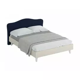 Кровать queen elizabeth (ogogo) синий 181x98x216 см.