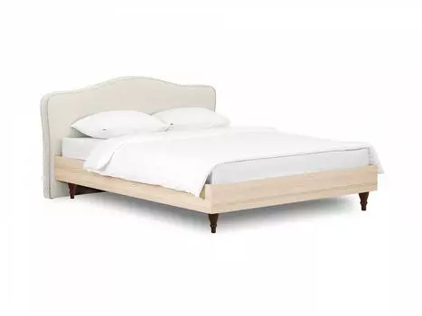 Кровать queen ii elizabeth (ogogo) бежевый 181x98x216 см.
