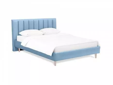 Кровать queen ii sofia l (ogogo) голубой 176x100x215 см.