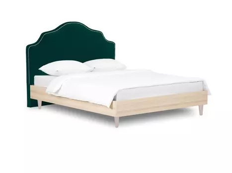 Кровать queen ii victoria (ogogo) зеленый 170x130x216 см.