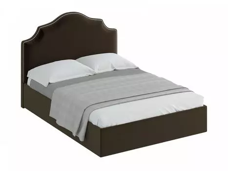Кровать queen victoria lux (ogogo) коричневый 170x130x216 см.
