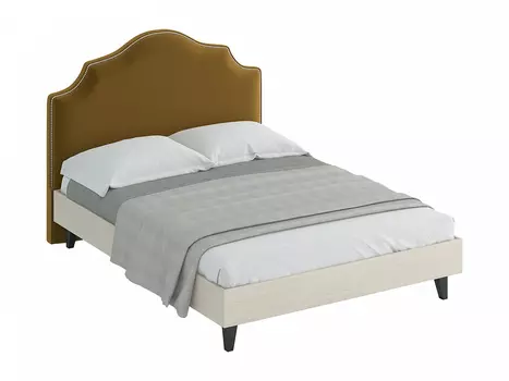 Кровать queen victoria (ogogo) коричневый 170x130x216 см.